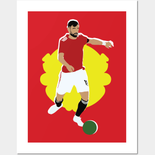 Bruno Fernandes Man. United Posters and Art